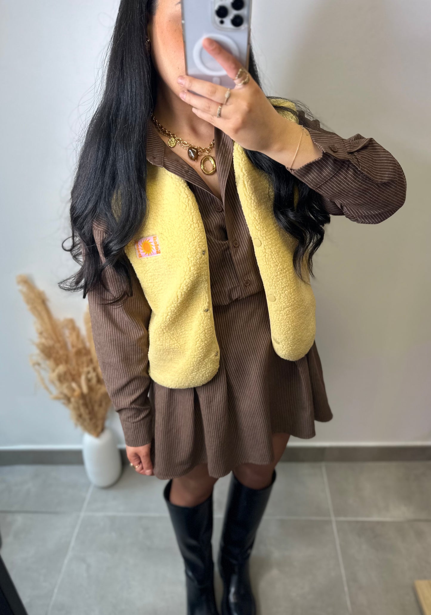 Gilet jaune Teddy - LOUISE