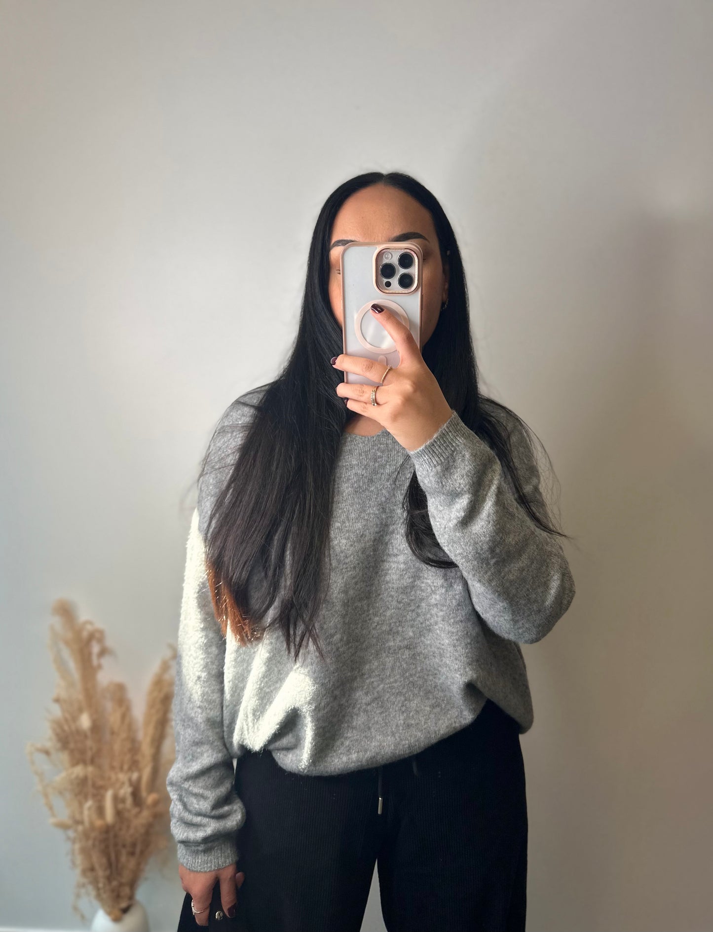 Pull gris foncé - DEBORAH