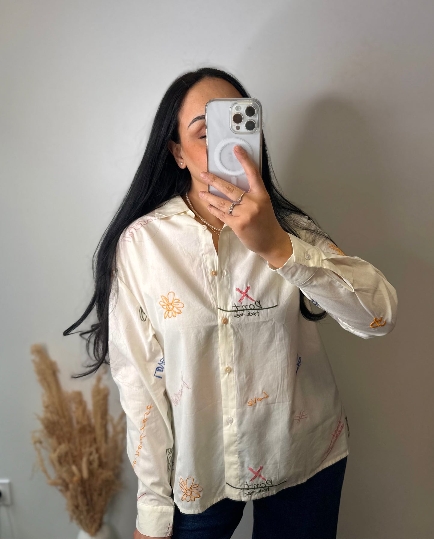 Chemise à inscriptions - MAYA