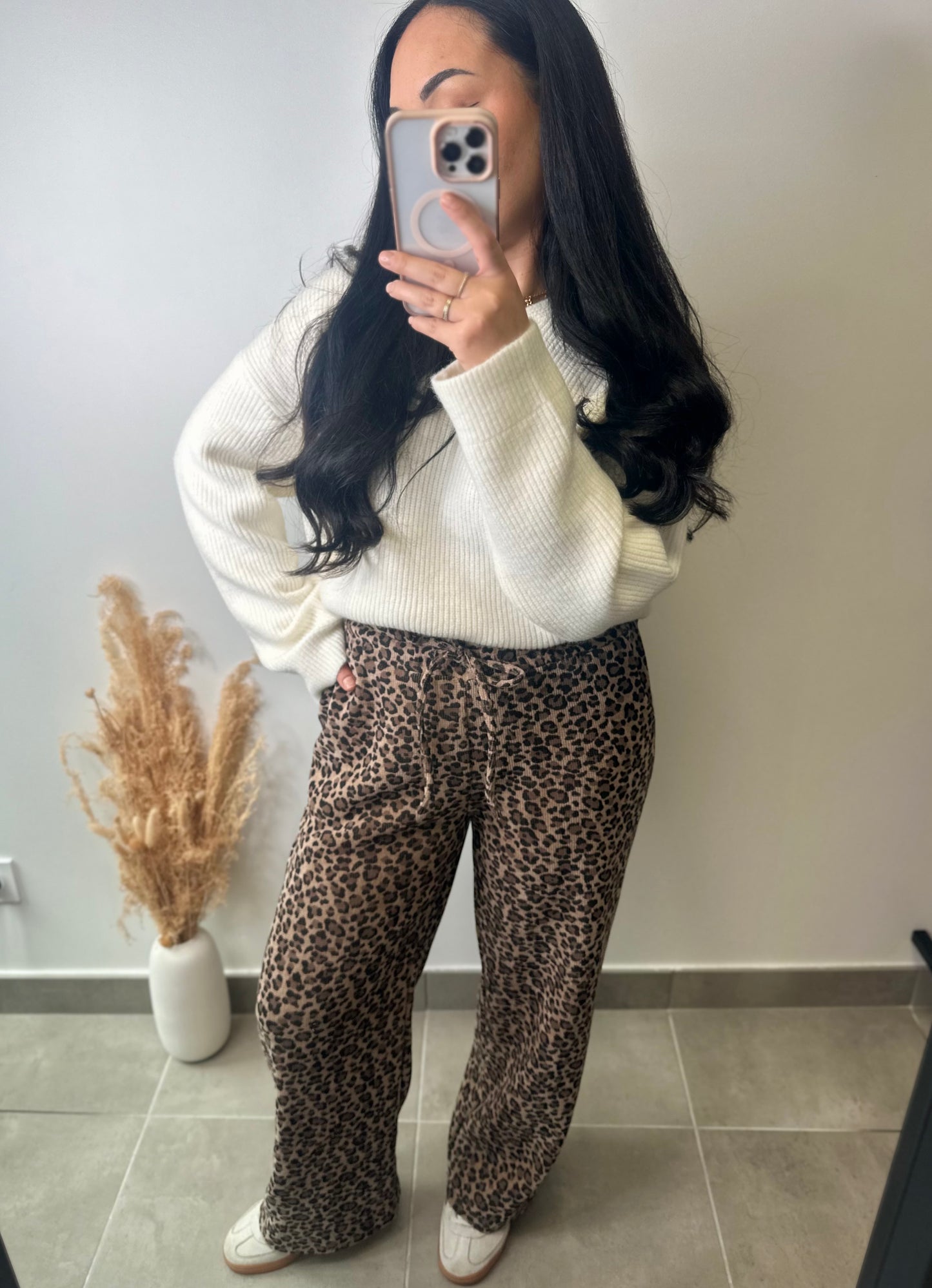 Pantalon léopard à noeuds - CHIARA