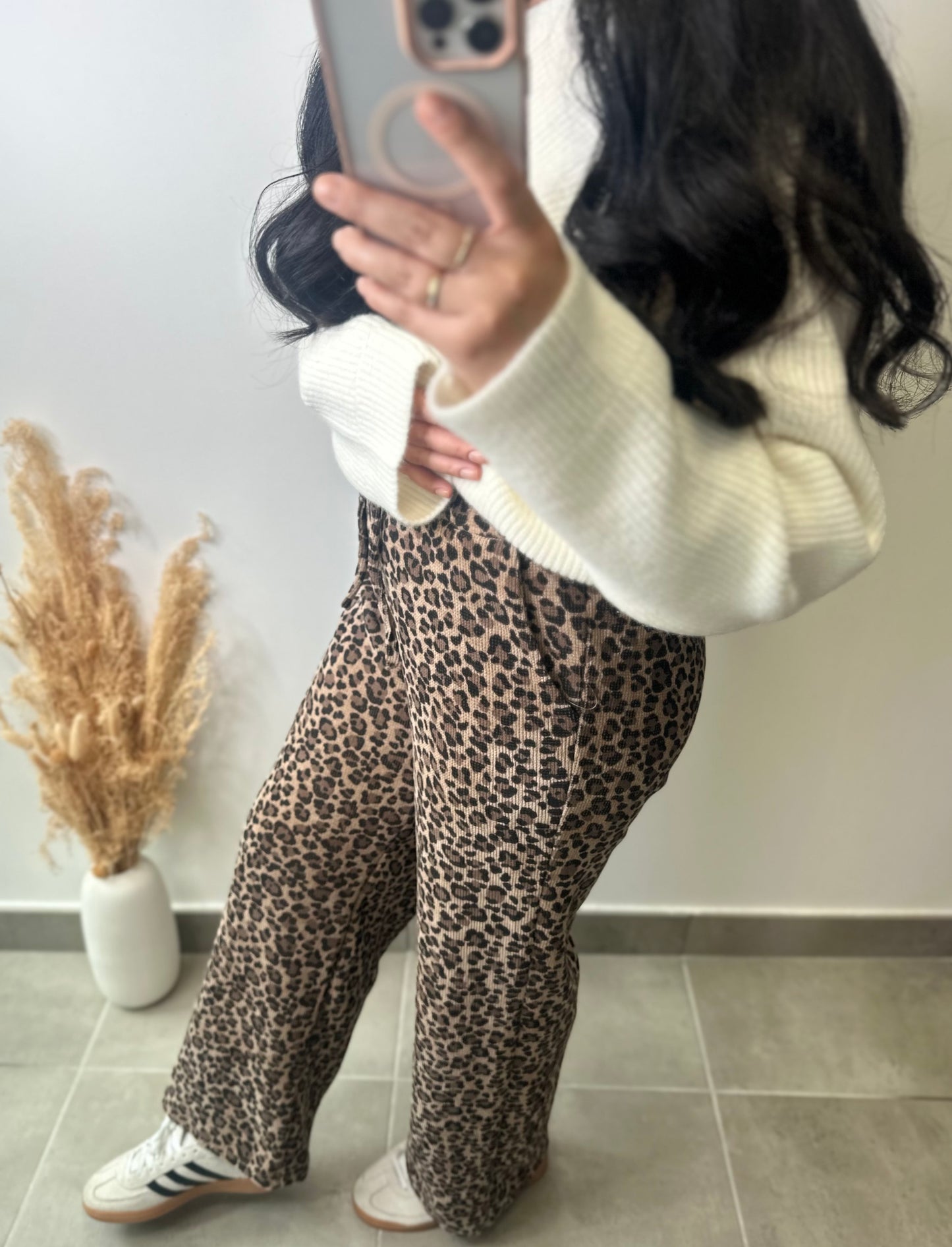 Pantalon léopard à noeuds - CHIARA