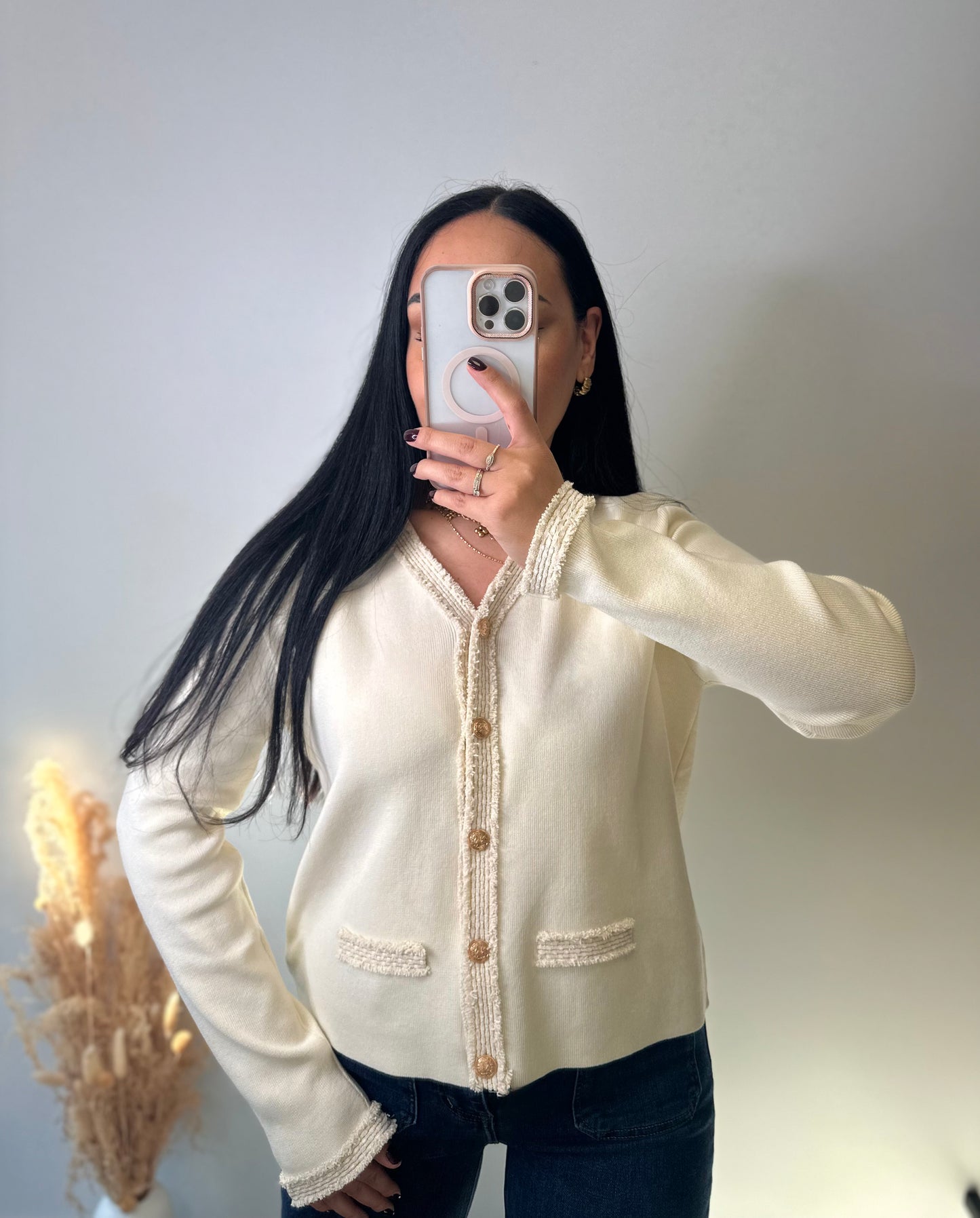 Cardigan à details - CONSTANCE