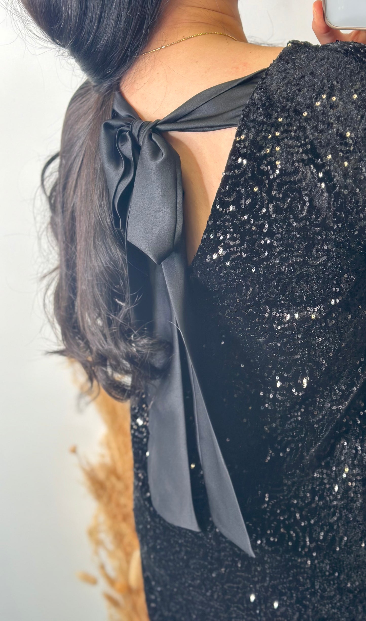 Robe courte à sequins - GLAM