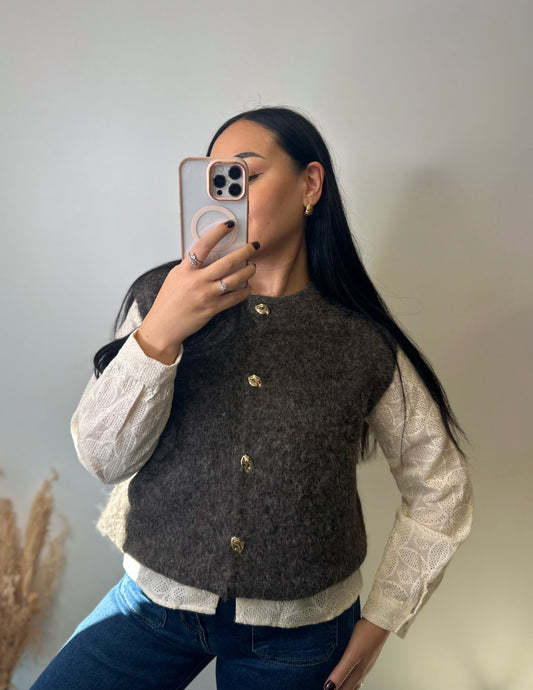 Gilet sans manches cocooning - ZOÉ