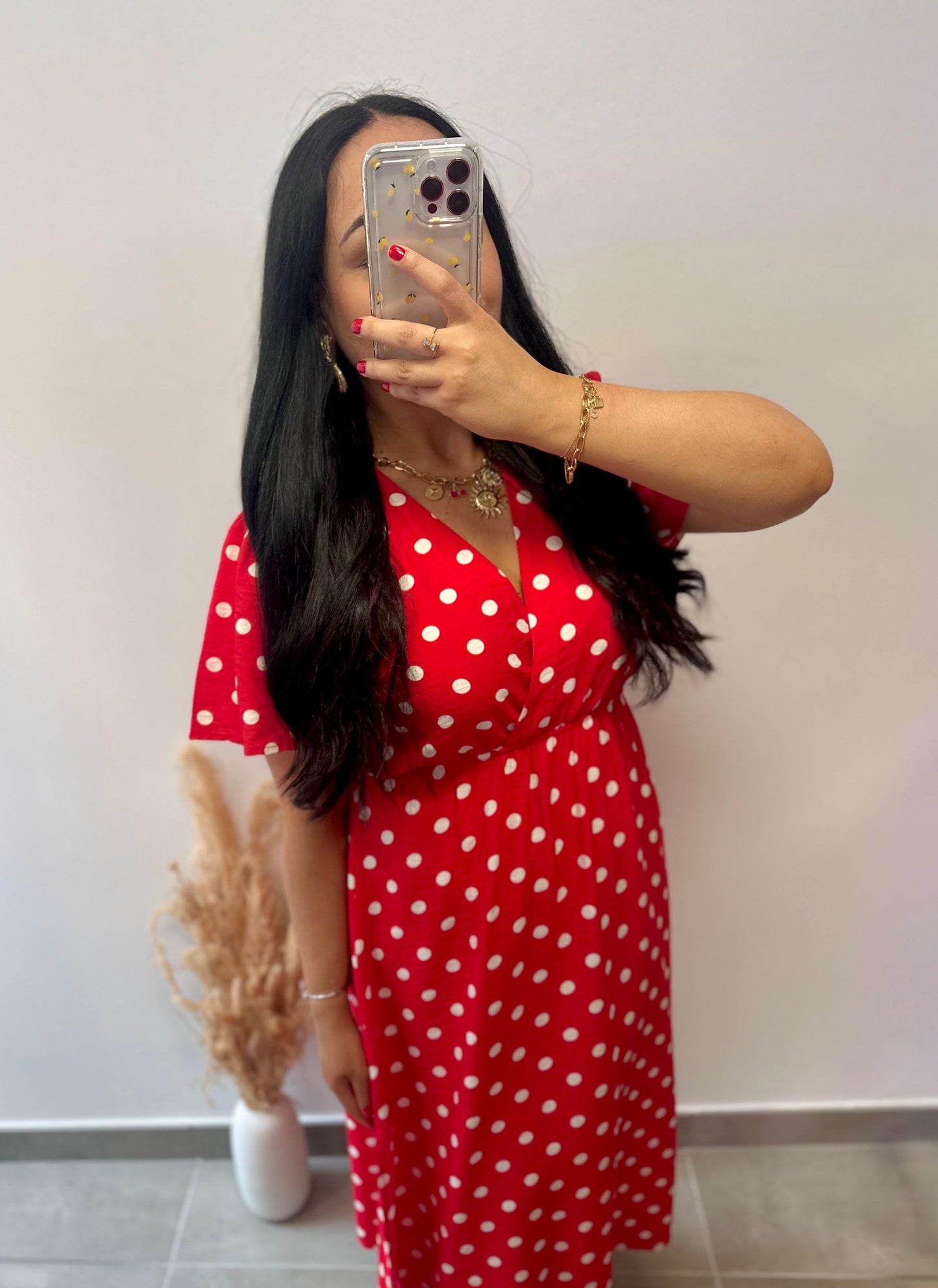 Robe rouge à poids - LOU
