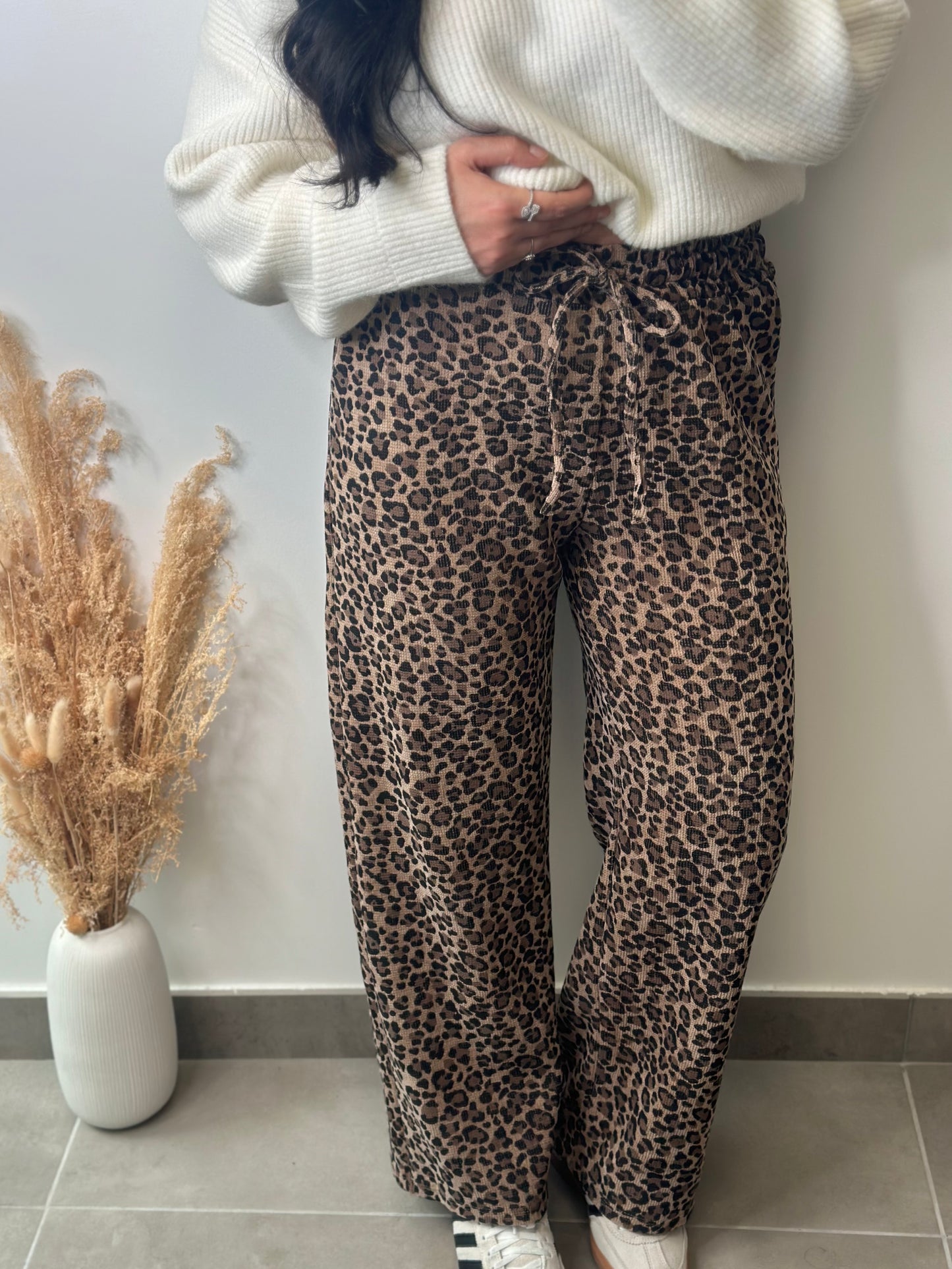 Pantalon léopard à noeuds - CHIARA