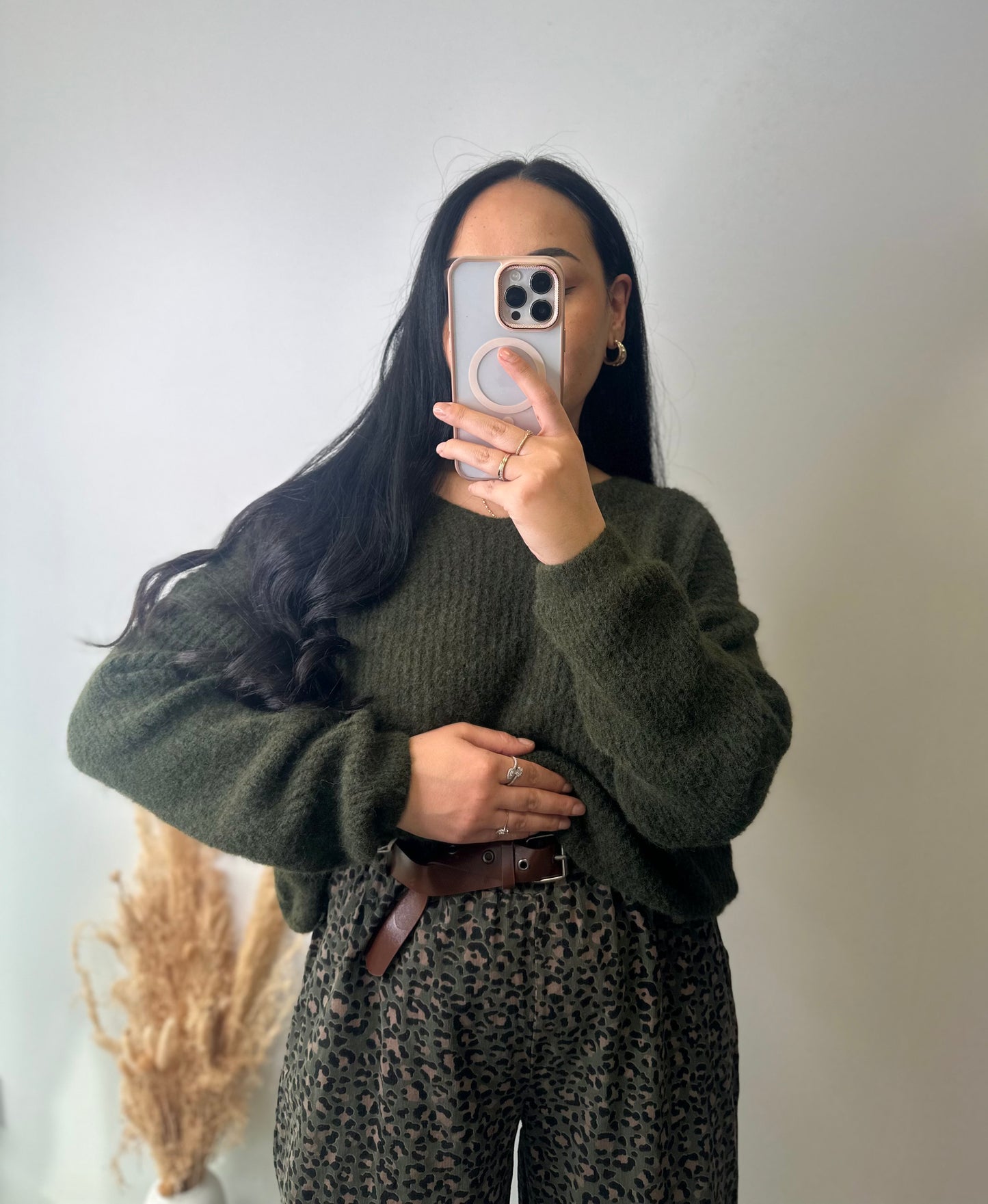 Pantalon léopard à ceinture - KARLA