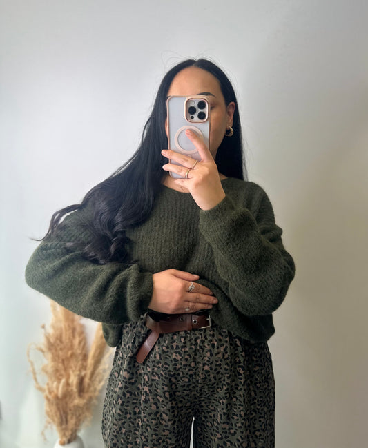 Pantalon léopard à ceinture - KARLA