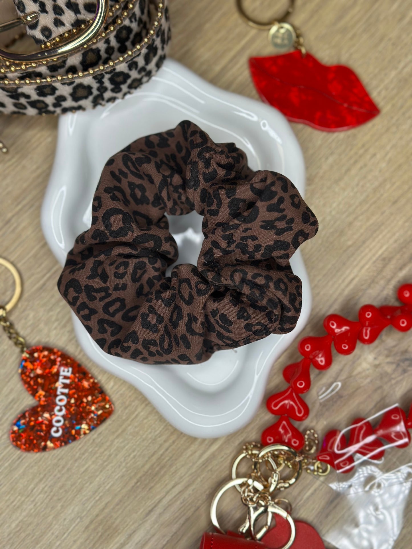 Élastique cheveux léopard- CHIARA