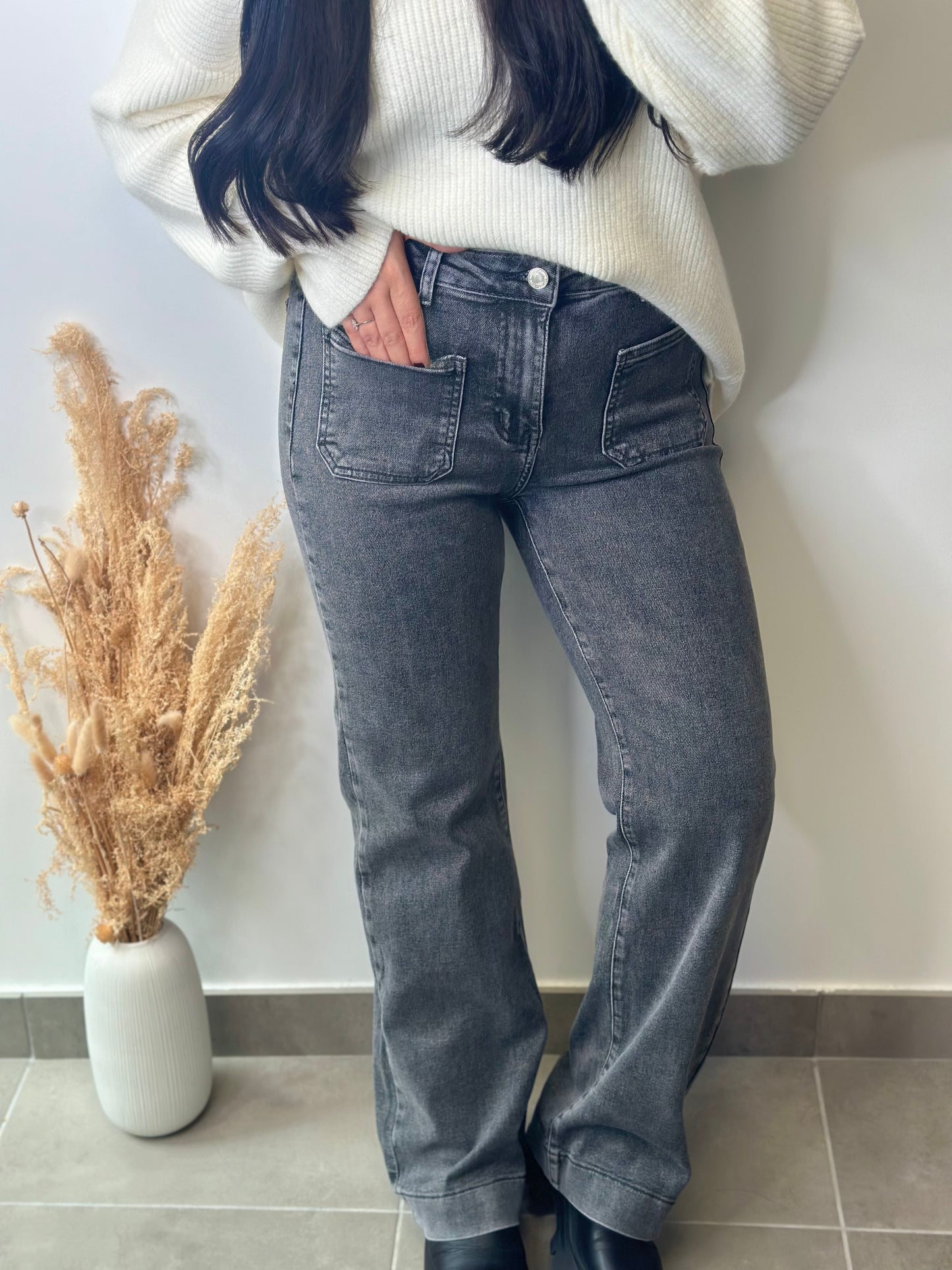 Jean flare à poches - LOUISE