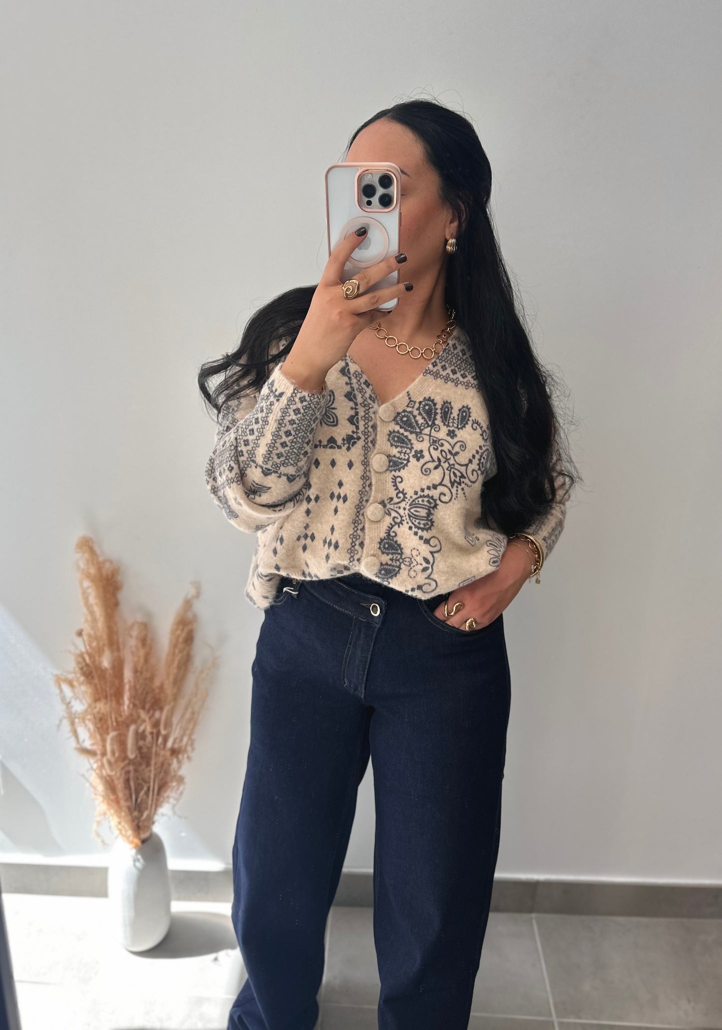 Gilet motifs bandana - AGATHE