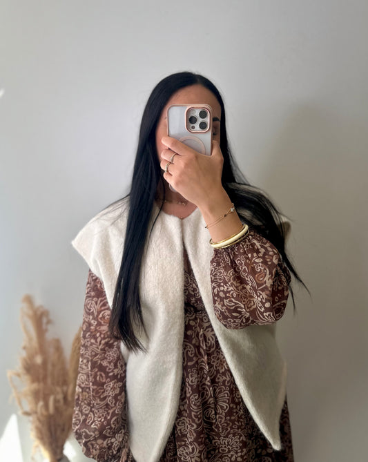 Gilet toucher doux oversize - MANON