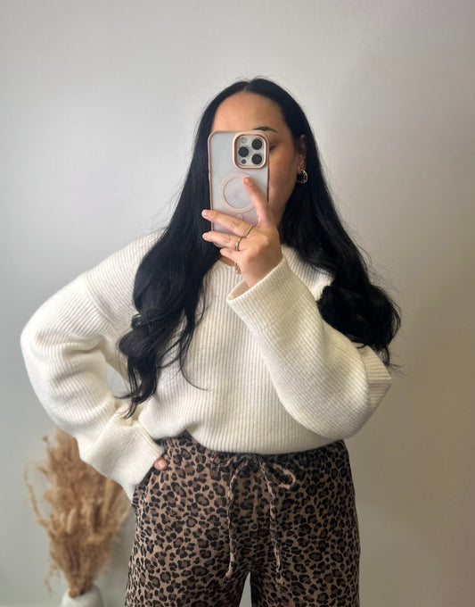 Pantalon léopard à noeuds - CHIARA