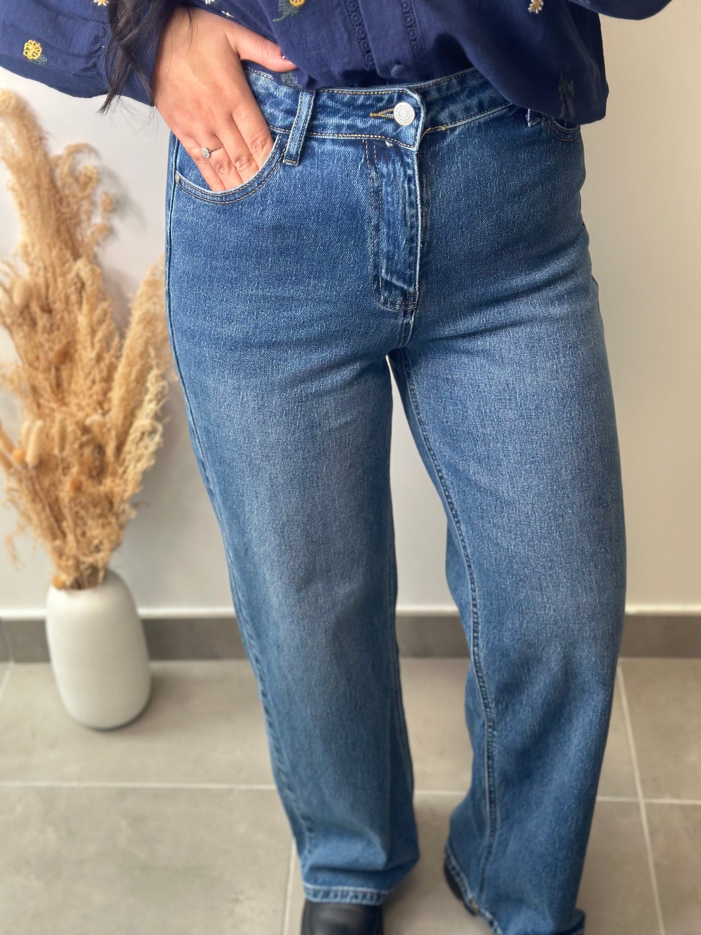 Jean wide bleu - CLARA