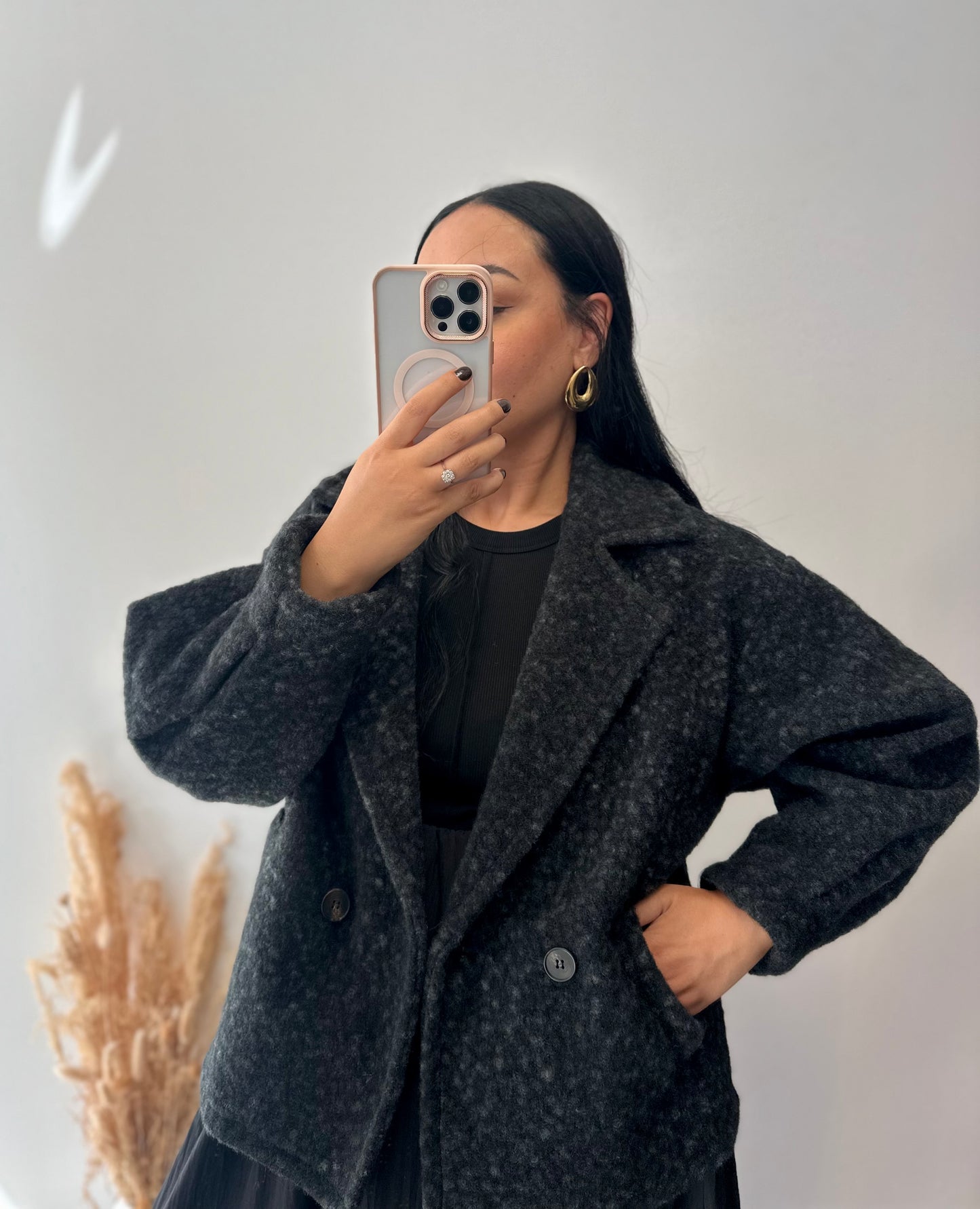 Manteau court en laine - ALBA