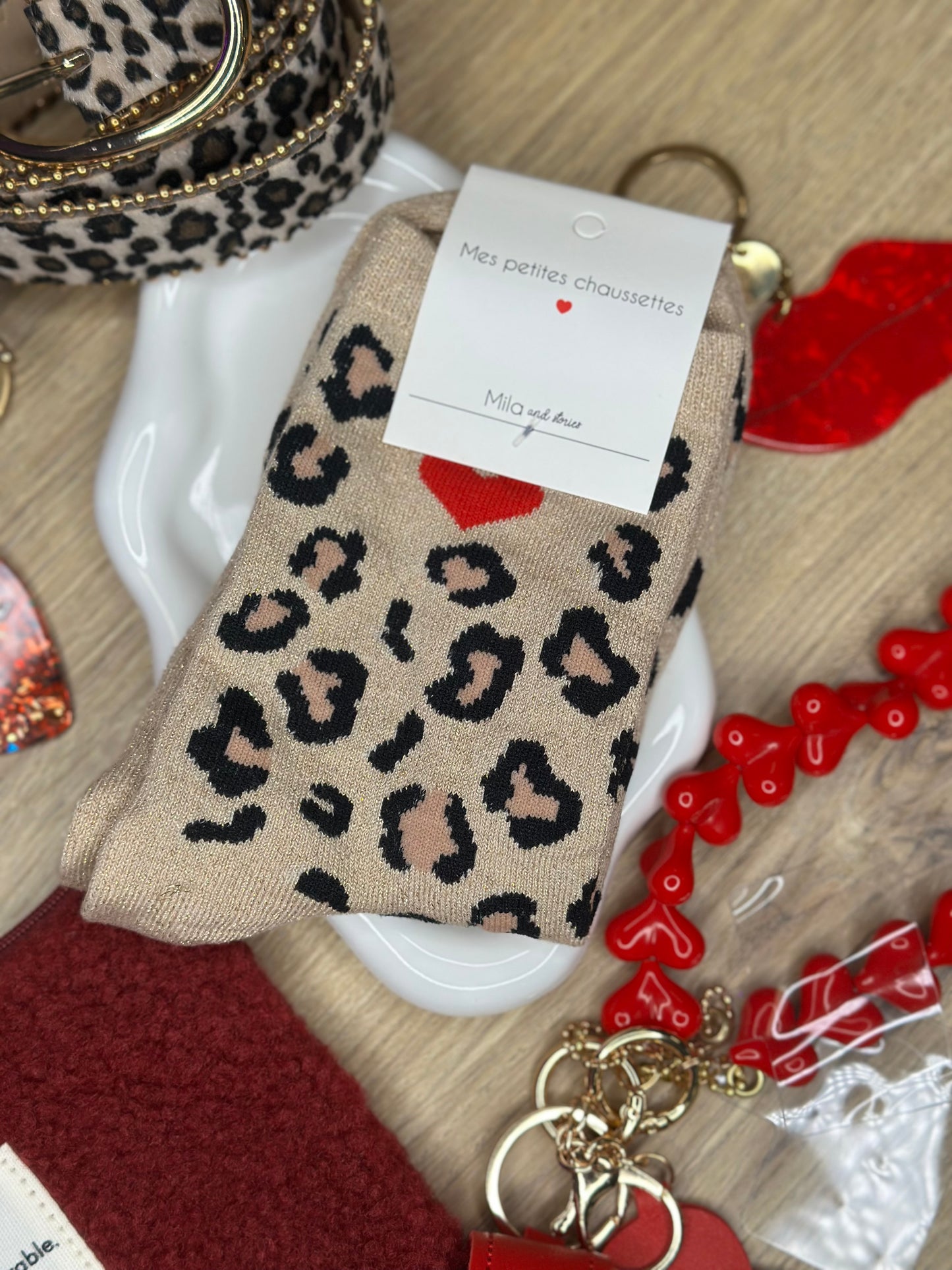 Chaussettes léopard - CHIARA