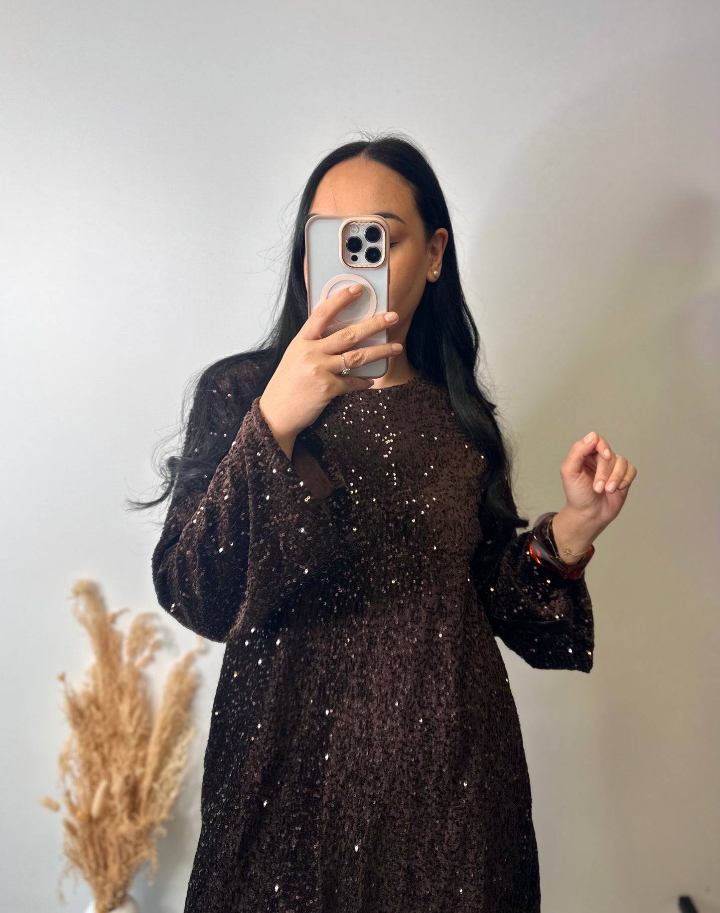 Robe courte à sequins - GLAM