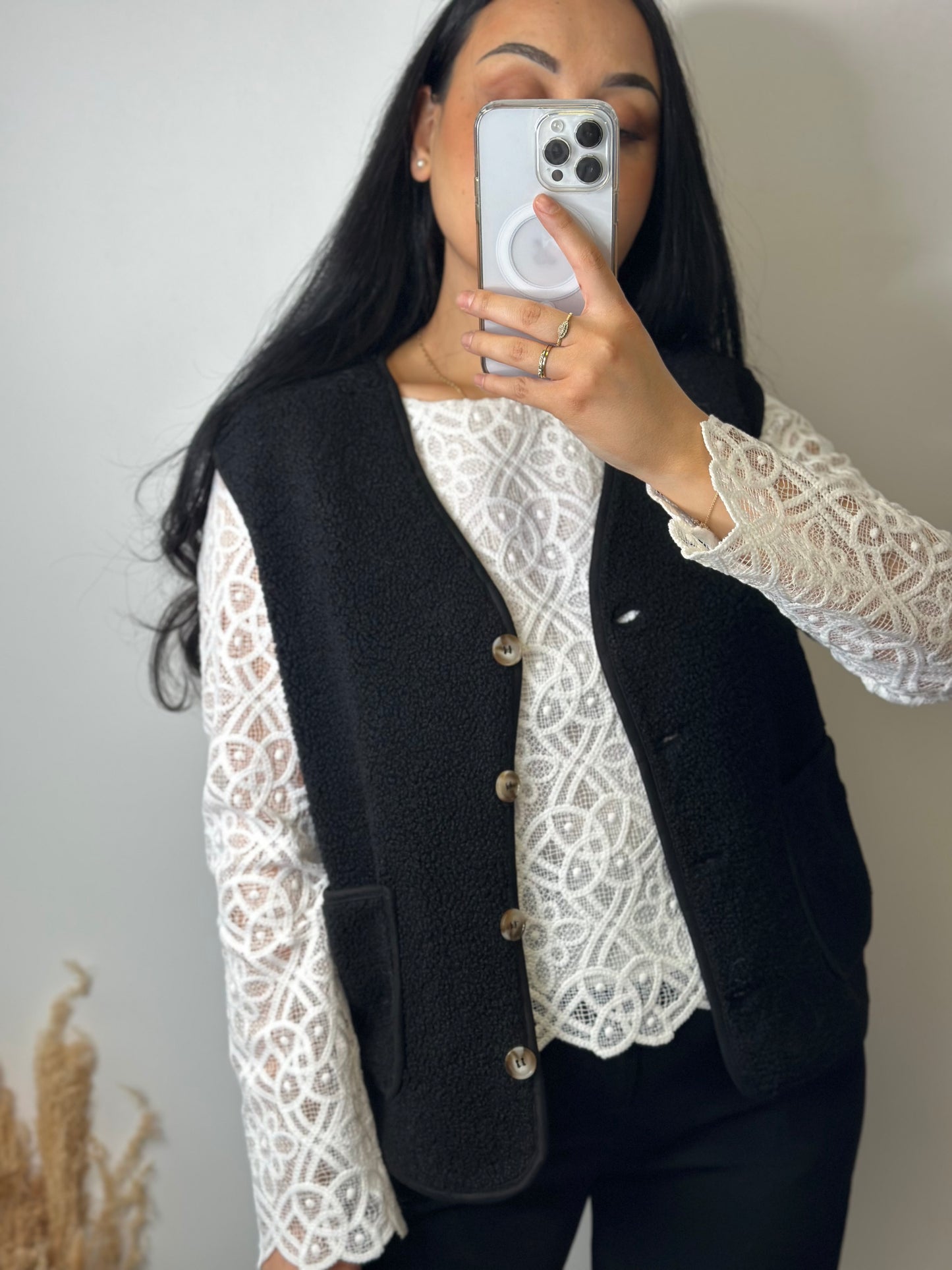 Gilet noir Teddy - JADE