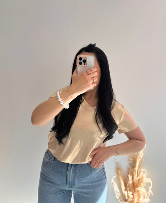 T-shirt doré - MAYA