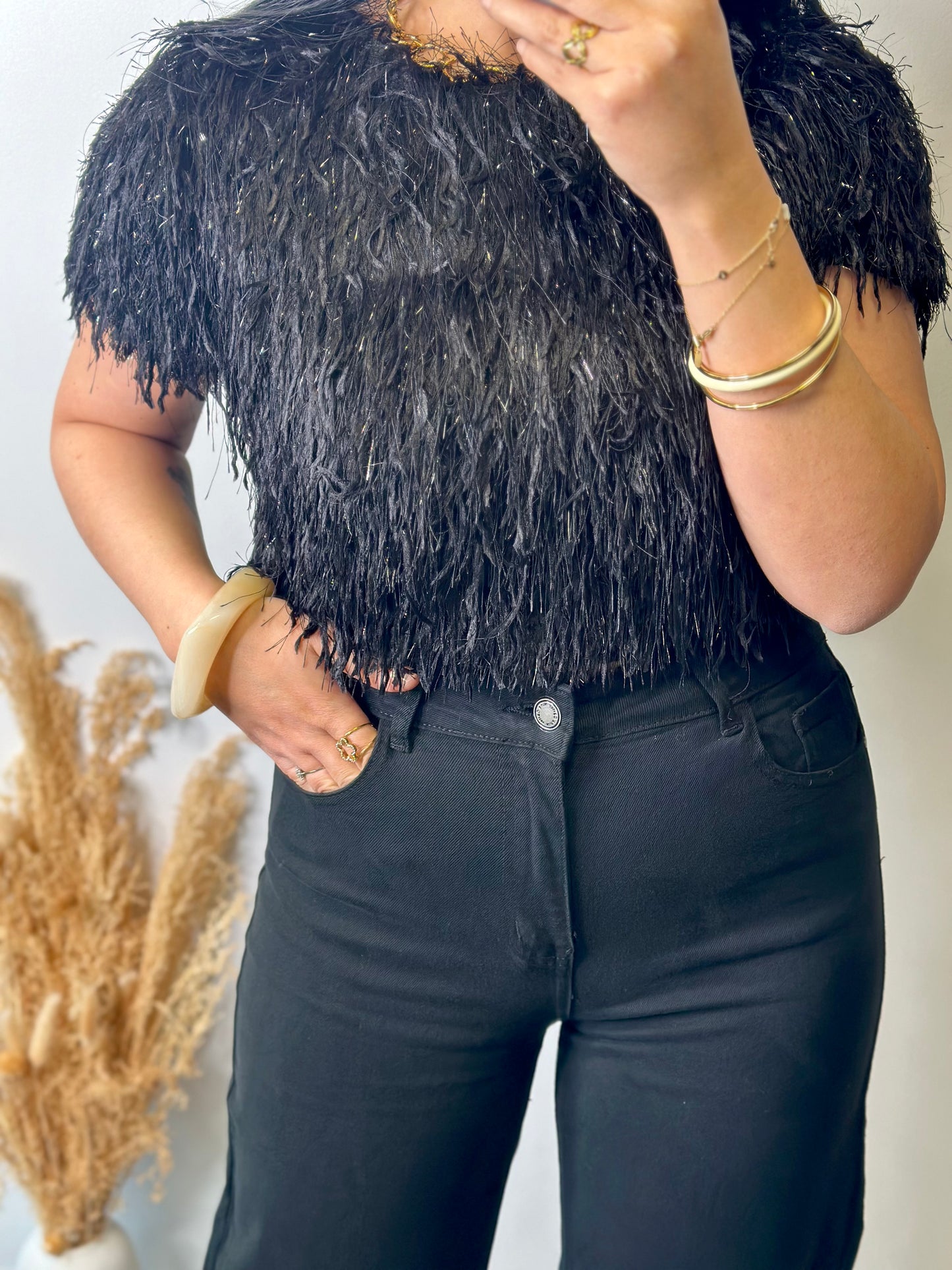 T-shirt en lurex - LOU