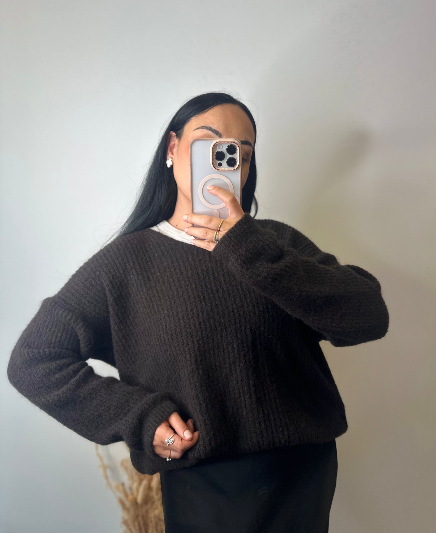 Pull doux manches boules - MAYA