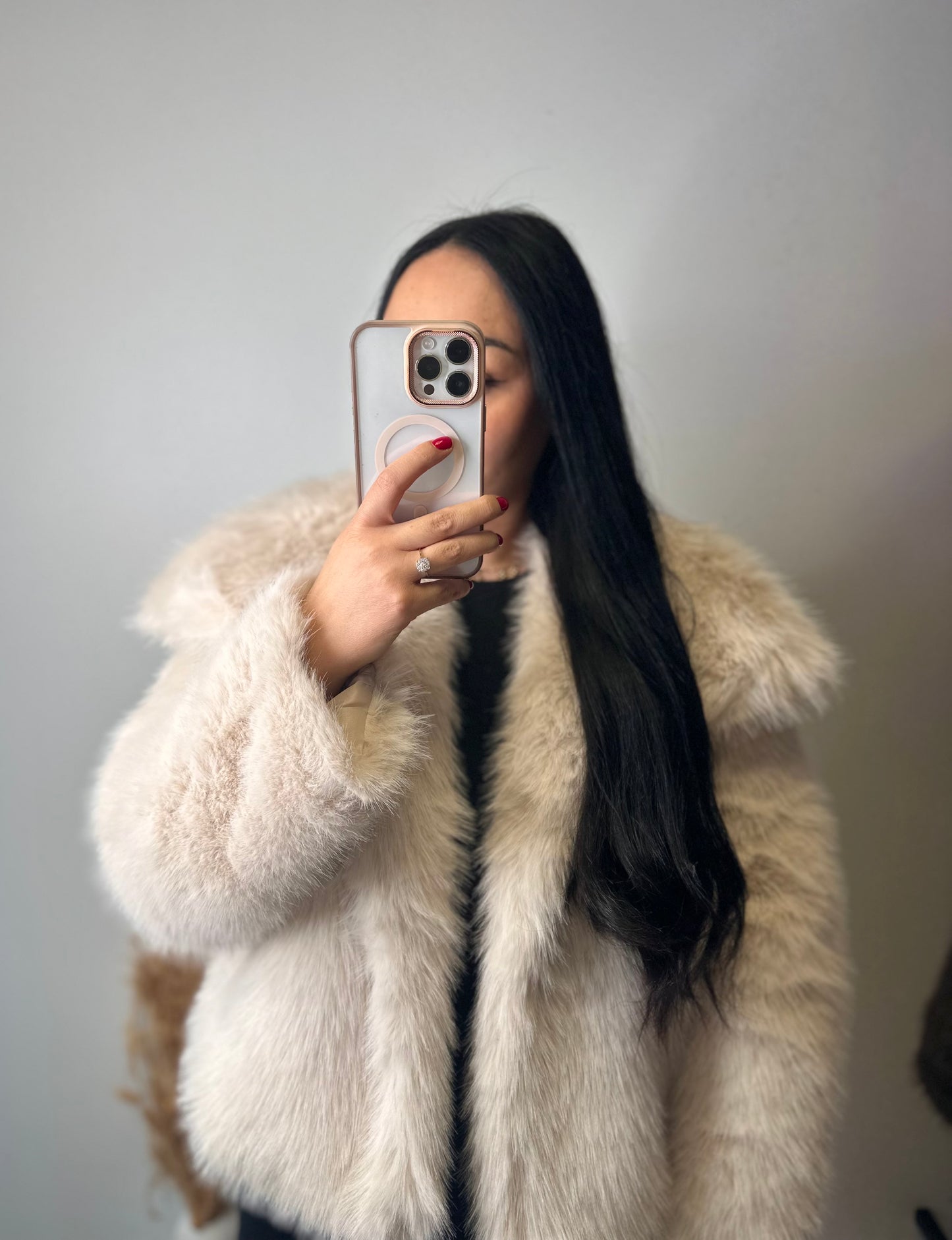 Fourrure beige - CHIARA