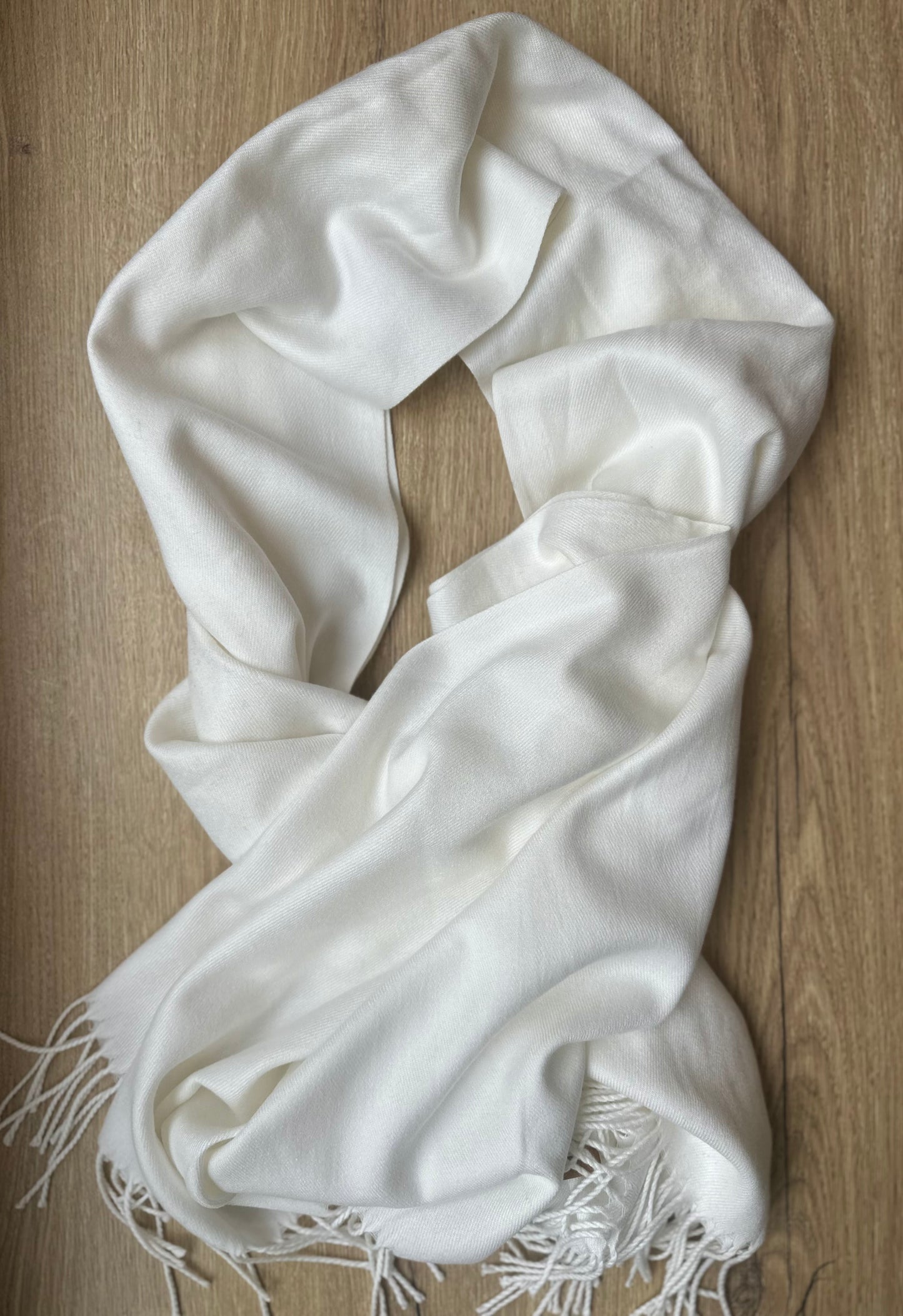 Écharpe en cachemire à franges