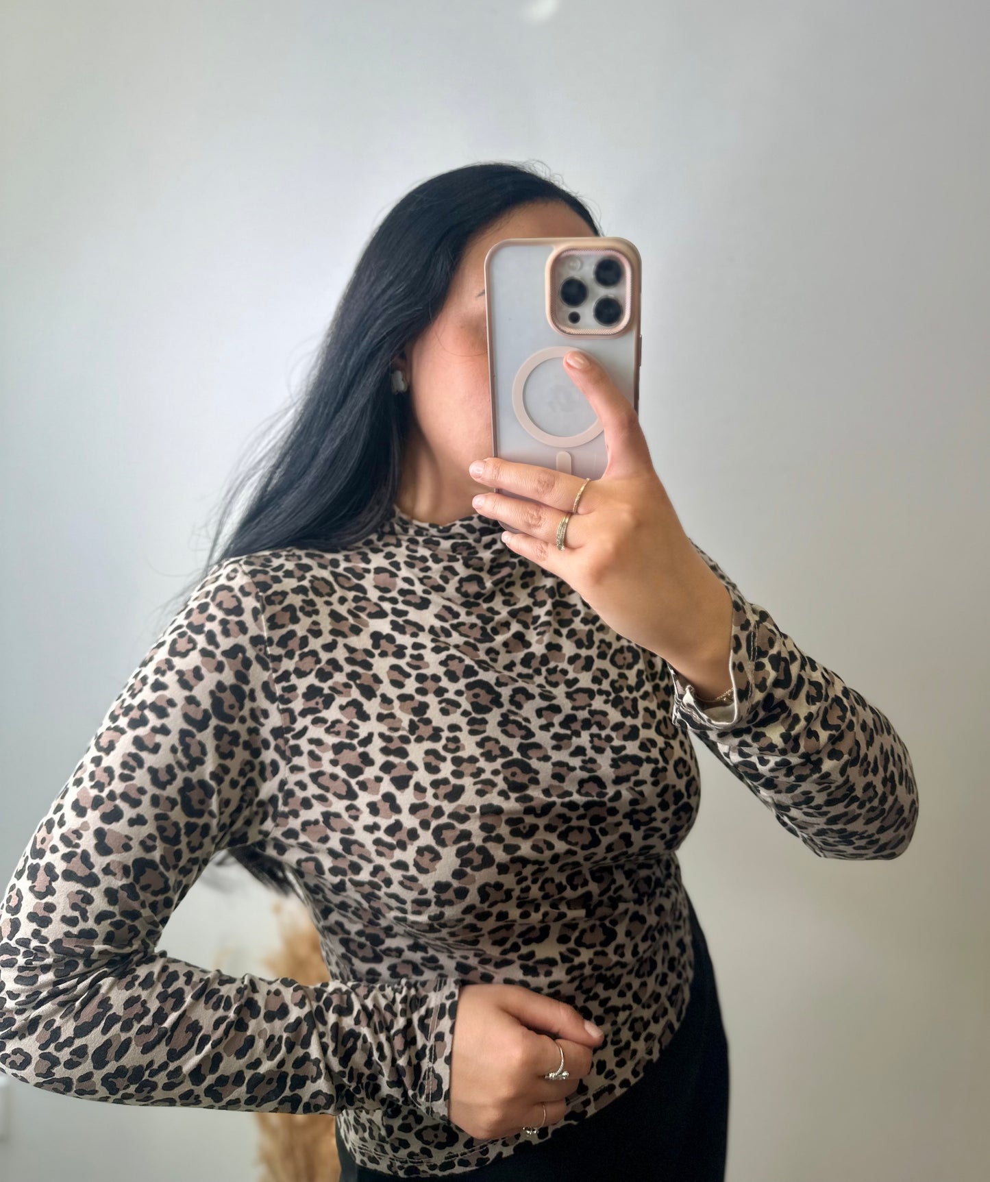 Pull col roulé léopard - RYM