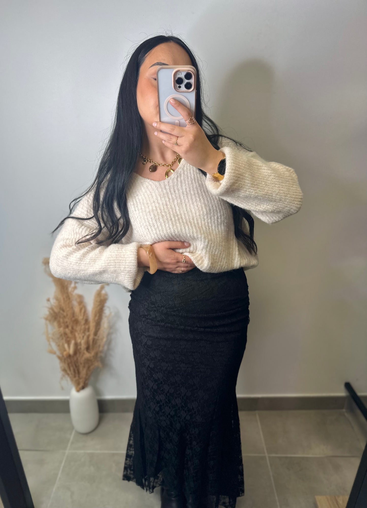 Jupe dentelle sirène - ANNA