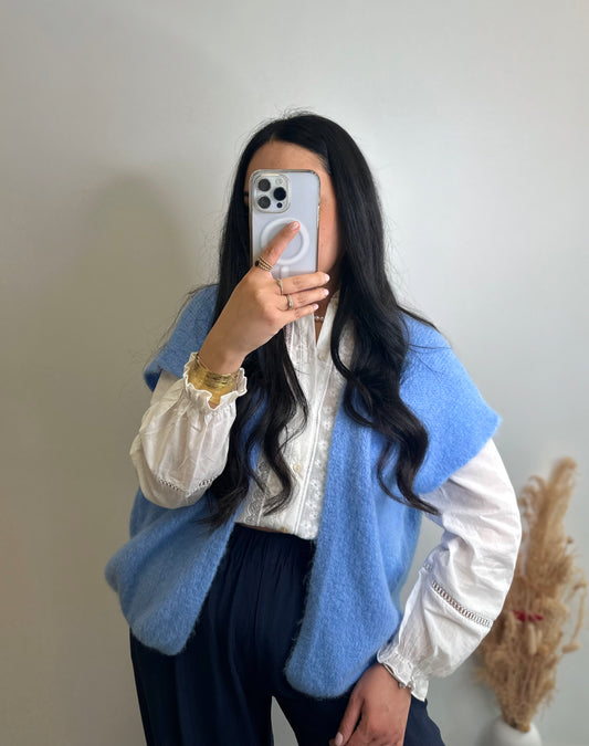 Gilet sans manches en alpaga - ALMA