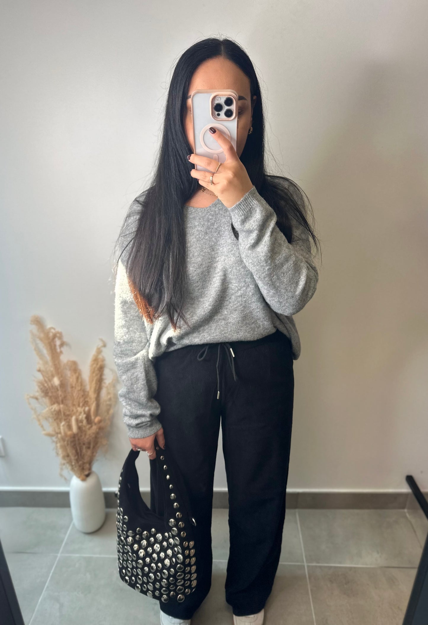 Pantalon en velours côtelé décontracté - ELINA