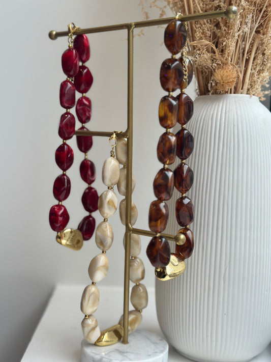 Colorful Stone Necklace - GABRIELLE