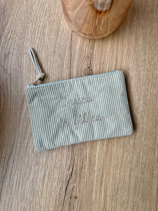Pochette à inscriptions - TRUCS DE FILLES