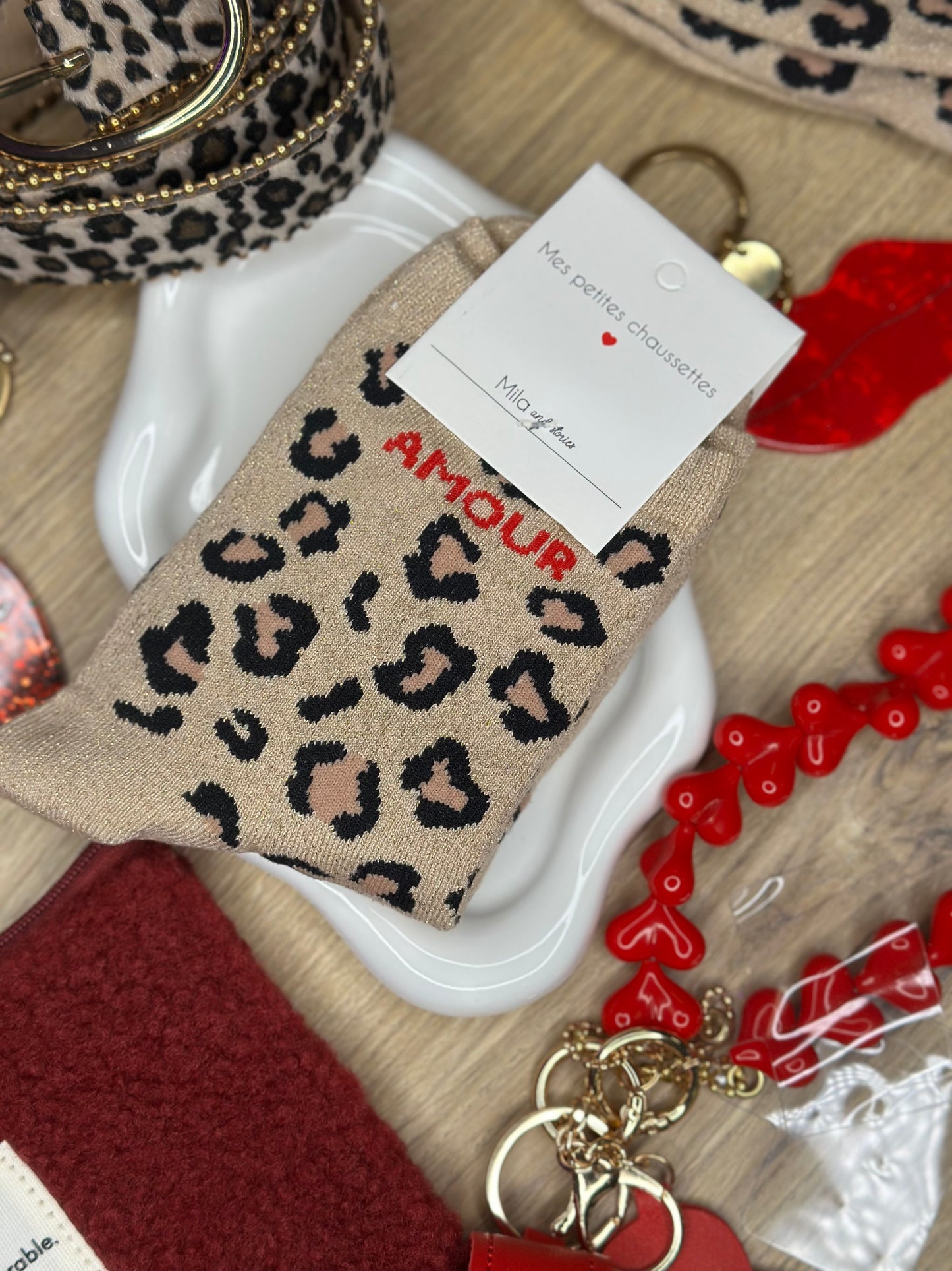 Chaussettes léopard - CHIARA