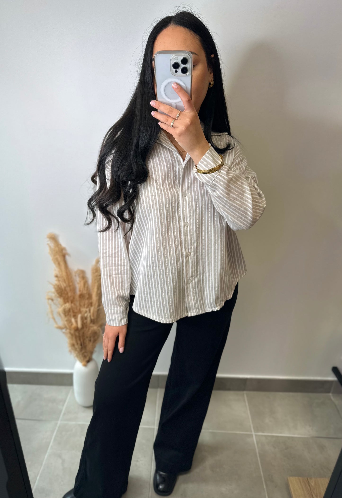 Jean noir wide leg - LOUISE