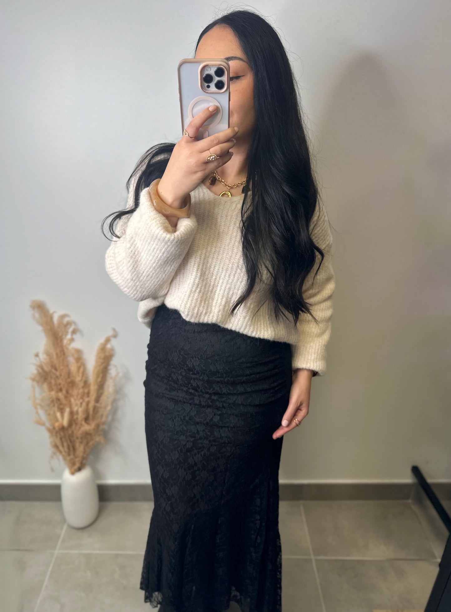 Jupe dentelle sirène - ANNA