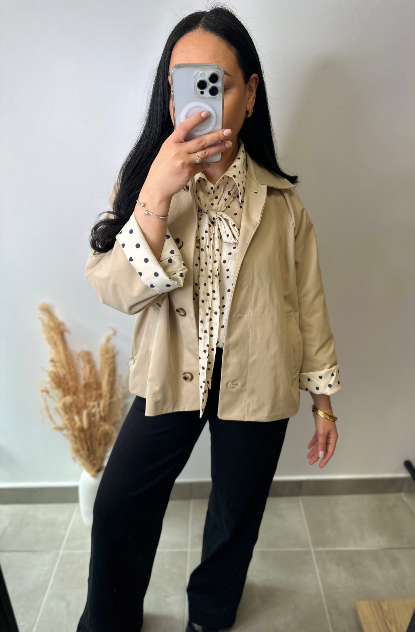 Trench à détails - GARANCE