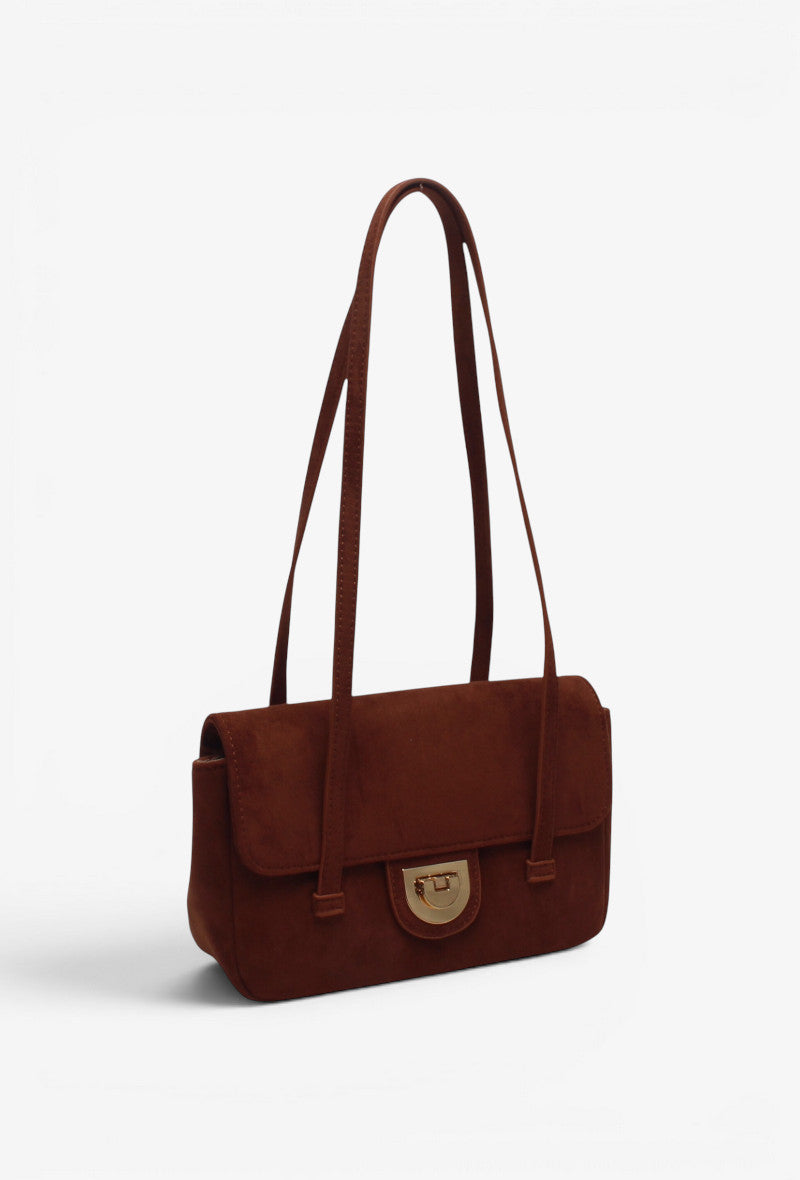 Sac épaule suédine