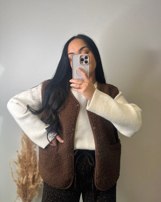 Gilet à boutons - TEDDY