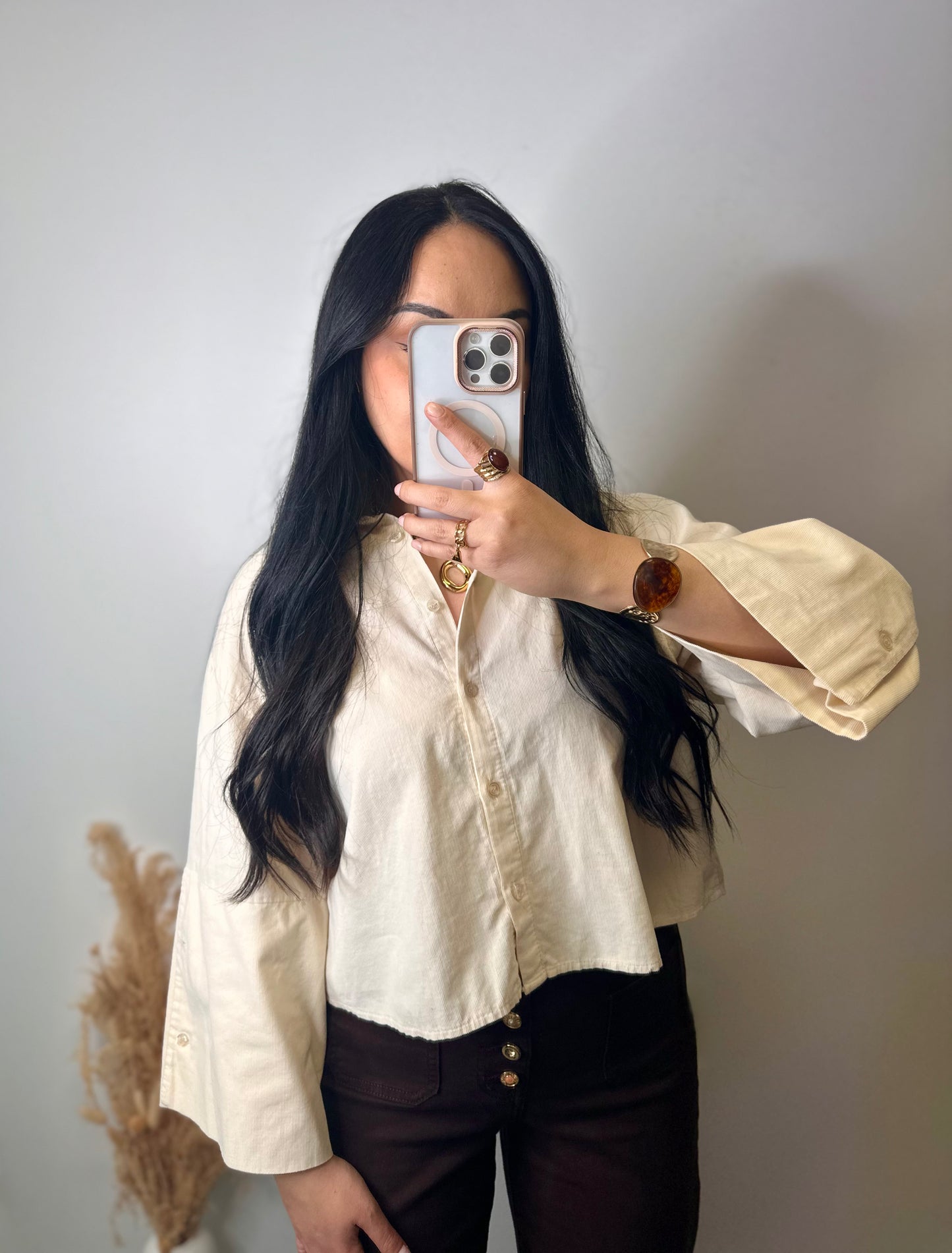 Chemise en velours côtelé - ANNA