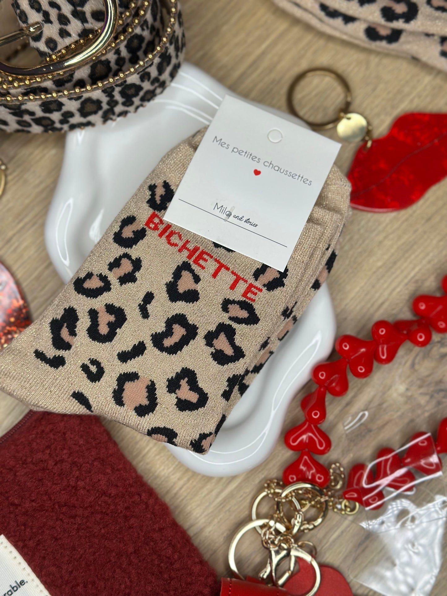 Chaussettes léopard - CHIARA