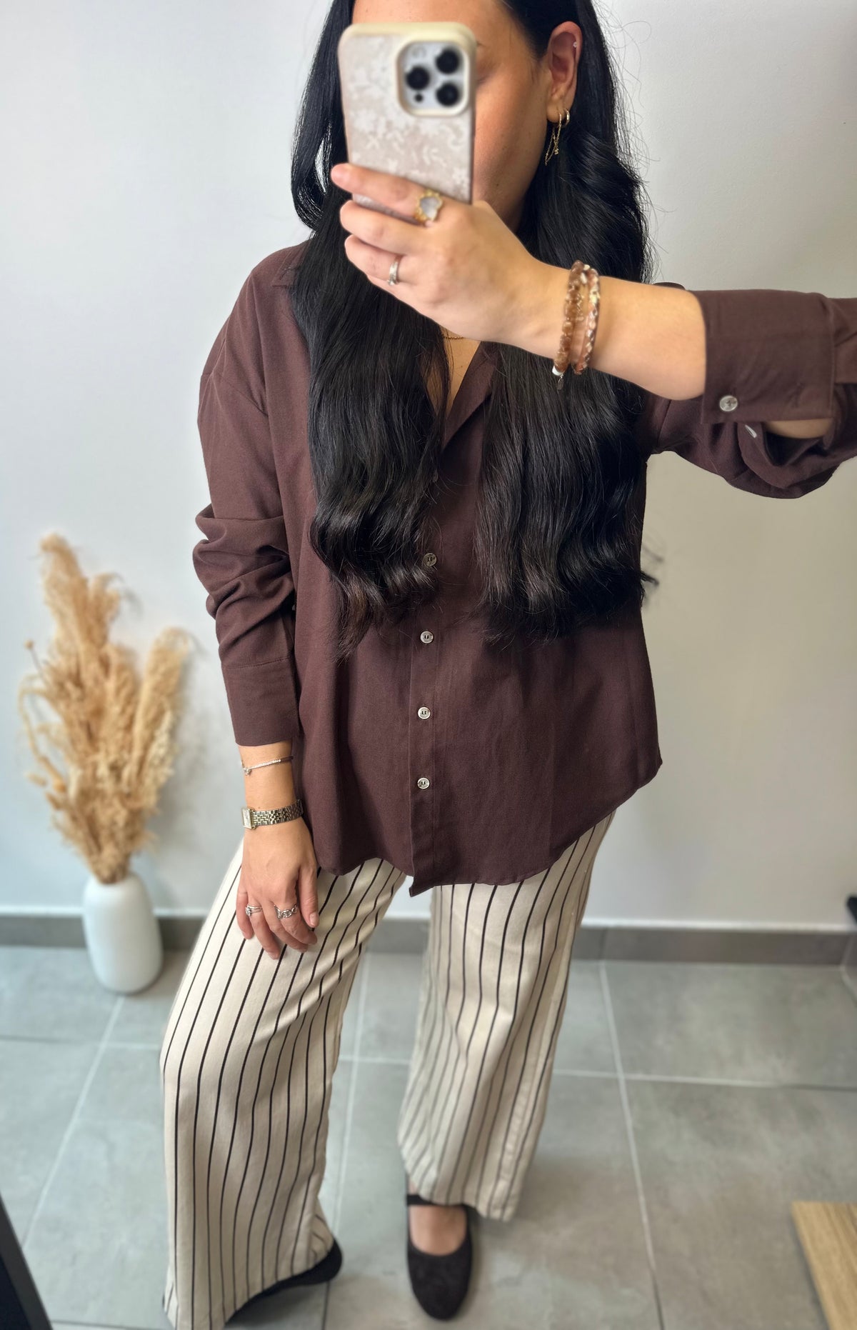 La chemise parfaite chocolat