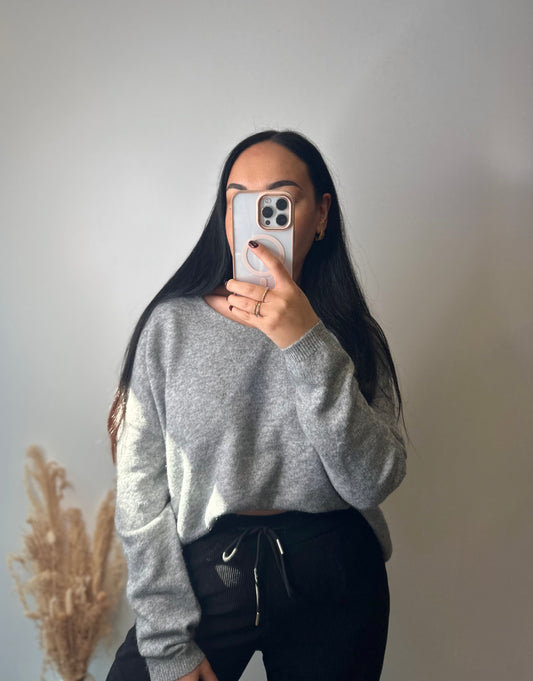 Pull gris foncé - DEBORAH