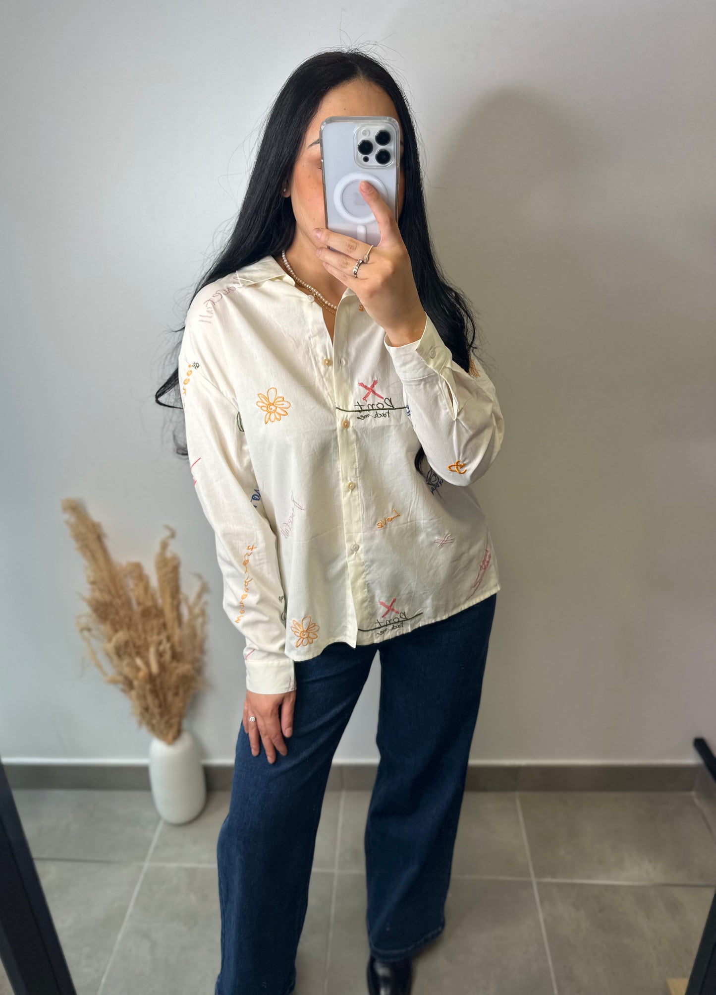 Chemise à inscriptions - MAYA