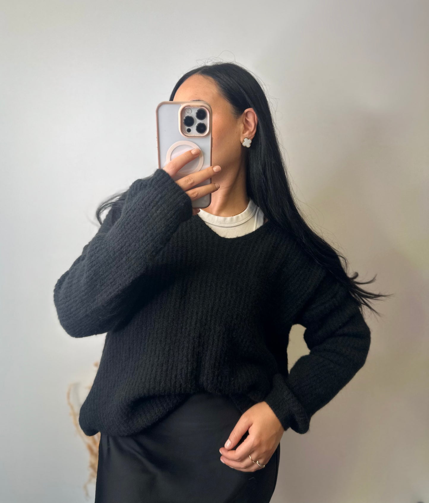 Pull doux manches boules - MAYA