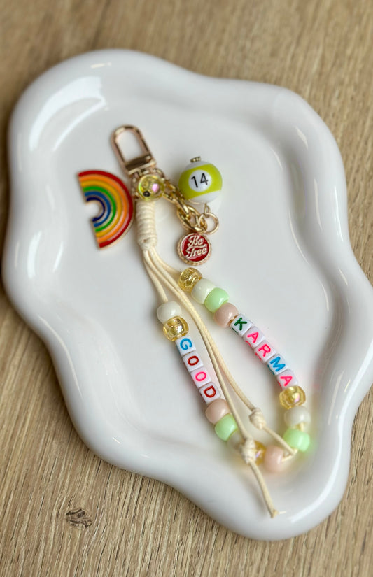 Keychain pendants - GOOD KARMA