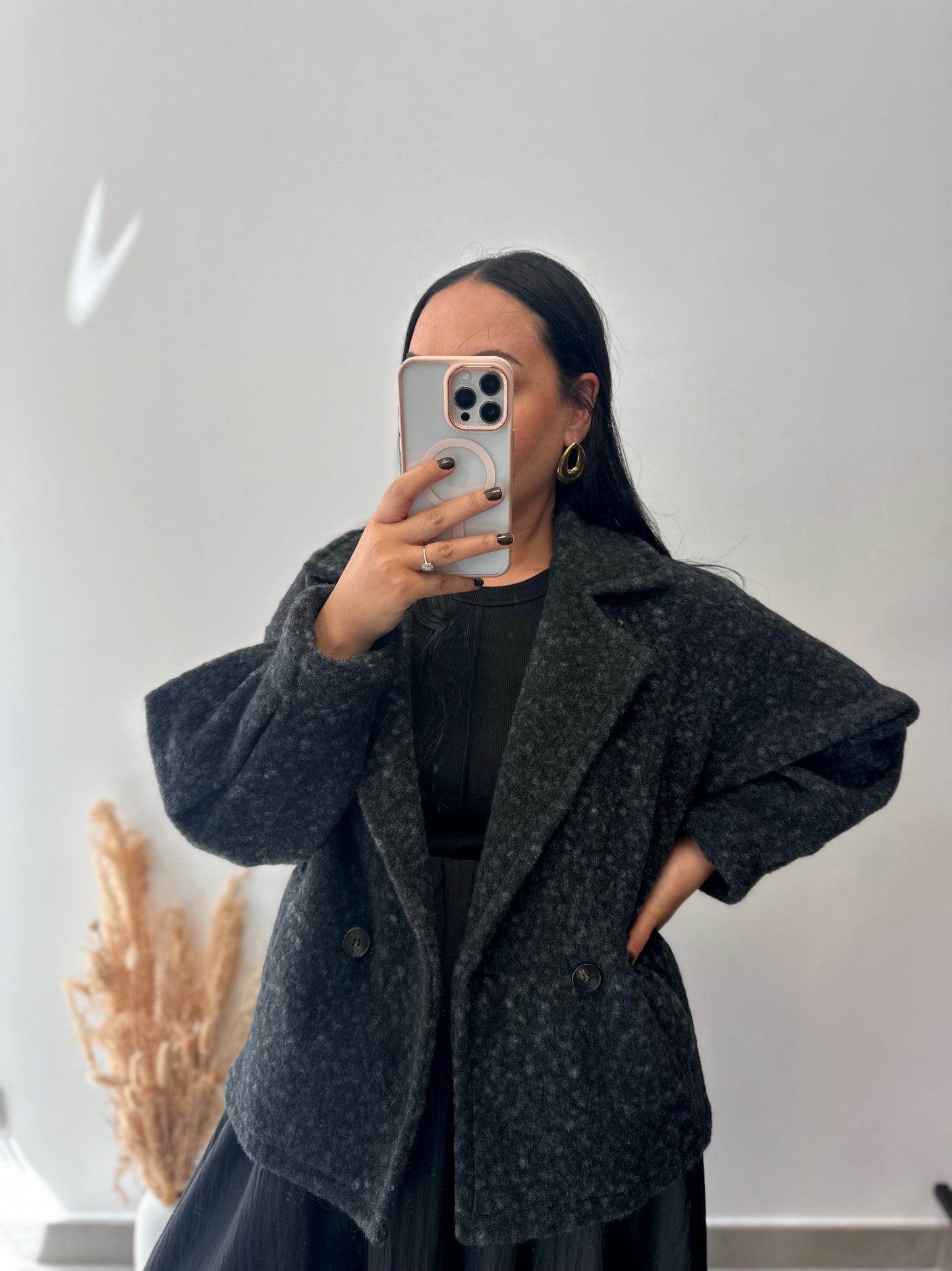 Manteau court en laine - ALBA