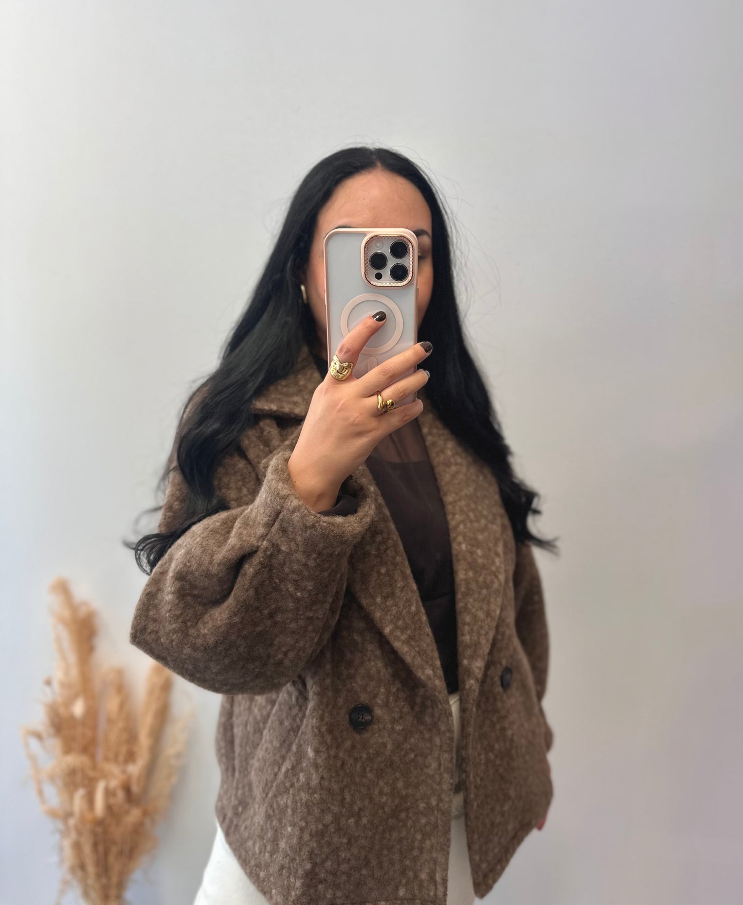 Manteau court en laine - ALBA