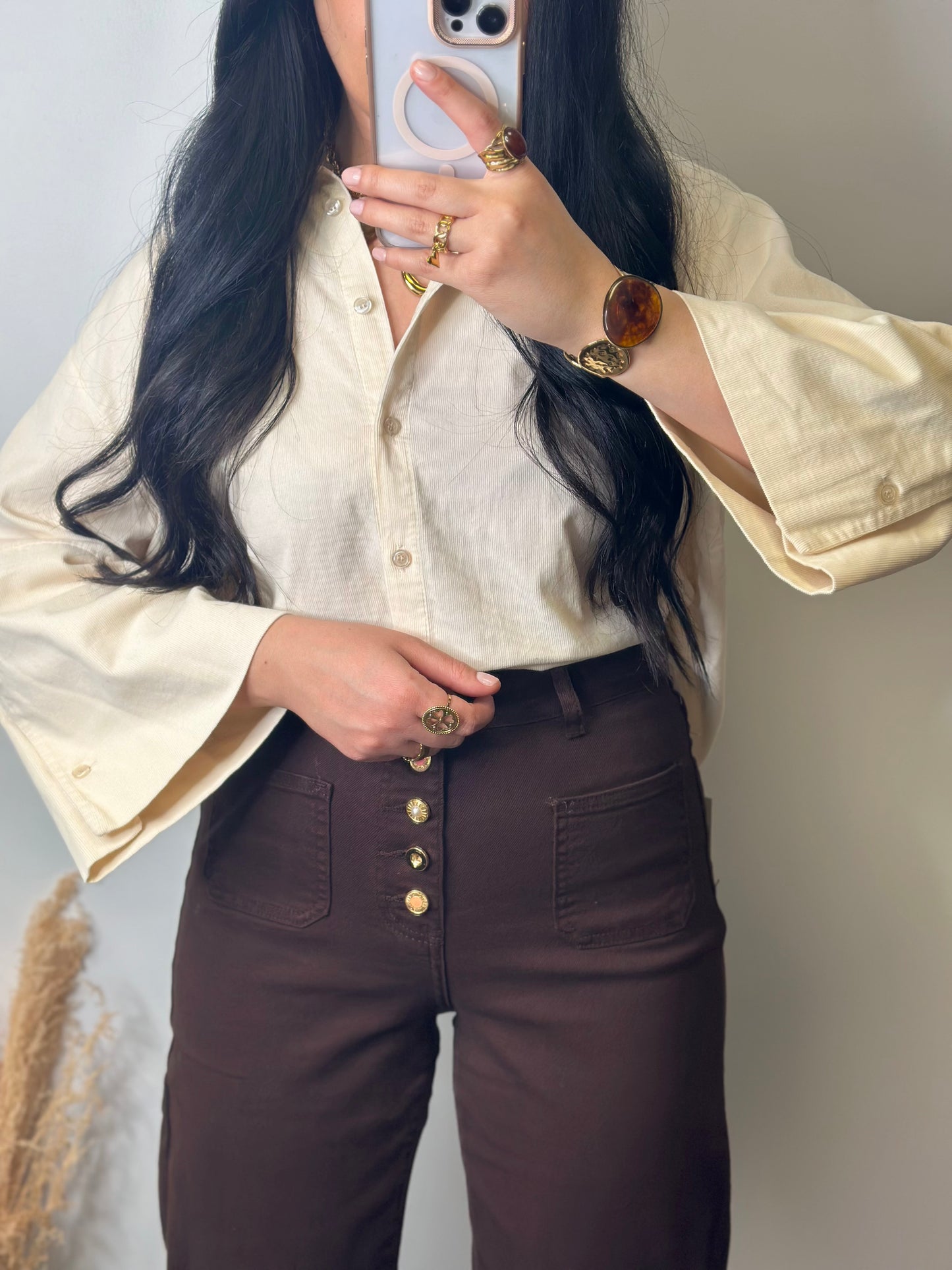 Chemise en velours côtelé - ANNA