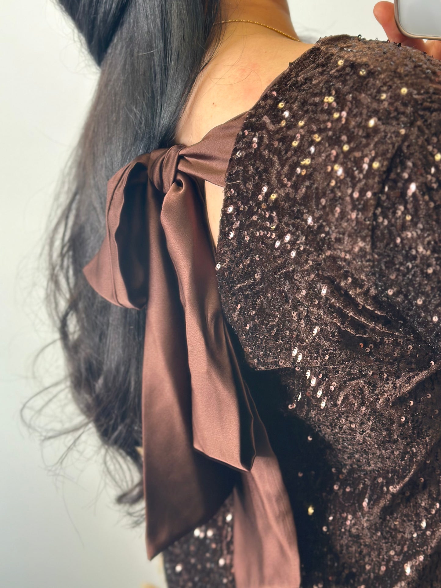 Robe courte à sequins - GLAM